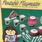 Vintage Cabbage Patch Kids Portable Playmates 47pc Tea Dish Playset Sealed