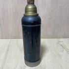 Antique Stanley Ferrostat Thermos Great Barrington Ma Cobalt Blue Liner 1915-21