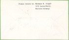 Uruguay 1966 Lufthansa Boeing 707 First Flight Cover Montevideo - Geneva