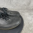 Clarks Shoes Mens Size 12 Nature Iv Black Leather Lace Up Casual Sneakers