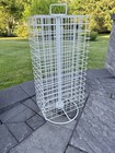White Metal Spinning Revolving 2 Oz Paint Bottles Storage Rack Holds 256 Bottles