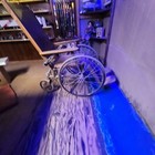 Antique Wood Wheelchair Excellent Conditon   Ready For A New Home 