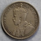 1912 Newfoundland 20 Cents -  925 Sterling Silver - King George V - Titanic Era