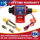 Universal Electric Fuel Pump Carburetor 12v Applications 35 Gph Gasoline 4-7 Psi