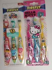 New Lot 4-disney Tsum Tsum    Hello Kitty Value Pk  Toothbrush Firefly