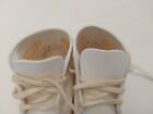 Vintage White Doll Or Baby Crib Shoes Hand Washable Size 2 