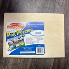 Melissa   Doug Kids Lift   See Wooden Peg Puzzle Vehicles Transportation