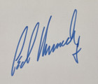Edward Ted Kennedy Autographed Signed Jfk Political Card Senator Free Ship