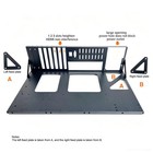 Open Air Mining Rig Frame Case Atx Eatx Gpu Mining Chassis Steel
