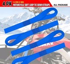 4pk Soft Loop Tie Down Straps 1 5 X 18 Inches Blue8800lbs Breaking Strength For