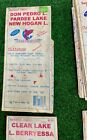 Fish-n-map Co  California Delta   Reservoirs Waterproof Folded Maps Lot Of 6