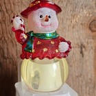 Christmas Snowman On Ice Cube Bubbling Plug In Night Light  Christmas Nightlight