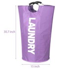 90l Large Laundry Basket Laundry Hamper Bag Washing Bin Clothes Bag Collapsible