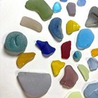 Rare Sea Grass Genuine Sea Glass Surf-tumbled From Japan