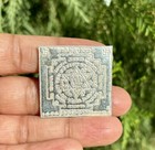 999 Silver Hindu Religious Shri Sri Kuber Yantra 3 Cm Temple  3 3 Gm