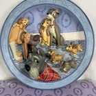 Disney s Lady And The Tramp  a Family At Last  3d Collectors Plate 8 5  46 7500