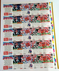 1992 Skybox Primetime Nfl Uncut Sheet National Convention  3500 Made  Bb 303