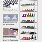 Shoe Rack 10 Layers 9 Shelf Shoes Standing Cabinet Storage Organizer Dustproof