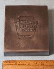 1912 Altoona Pa Hunters   Anglers Protective Keystone Stamping Die Robbins Rbx72