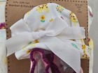 Baby Elements 3 Pc Blanket  Hat  Booties Gift Set  White Giraffe   brand New  