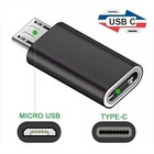 Type C Female To Micro Usb Male Adapter Charger Converter For Android Phones Tab