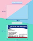 6 Pack New Medicare Card Holder Protector Sleeves   12mil Clear Pvc