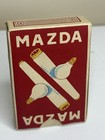 Vintage Piatnik Mazda Light Bulb Advertising Playing Cards Deck Austria Red Box
