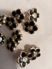 Smal13 Mm Lot Of Ten  Designer Cc Vintage Button Gold Tone Chanel 10 Buttons