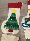 Lot Of 4 Vintage Jolaynes Felt Christmas Stocking  1976-1977