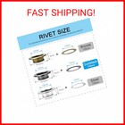 100sets 1 2 Inch Grommets For Fabric  Metal Eyelets Grommets Kit For Tarps Tents