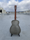 Acoustic Guitar National Resonator Acoustic Steel Body Nrp 14 Black Rust   Case