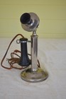 Nice Western Electric Candlestick Telephone 20-b With Knurled Nut