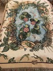 Susan Welsh Tapestry Blanket Fronts Frog Pond Goldfish Lillies Cottage Copyright