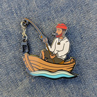 Mac Miller Fisherman Tribute Enamel Pin With Chain  Hip Hop Icon  Macadelic