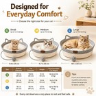 Handwoven Cat Basket Rope Cotton Instinct Round Pet Boho Catbed