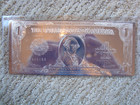 1998  1 Dollar Silver Certificate Proof  National Collector s Mint  W  Op   Coa