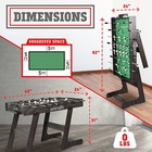 Serenelife Slfsblfd10a 48  Folding Foosball Table
