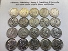 1-roll 4 Different Series Silver 90  Half Dollars 102225 90rqk