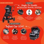 Baby Trend Morph Single To Double Modular Travel System And Car Seat  Dash Black