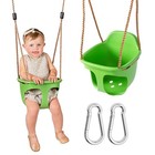 Acorn Adventures Toddler Swing Seat     Baby Bucket Swing For Outdoor Green