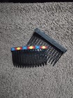 Native American Hand Beaded Hair Comb Set By Jean