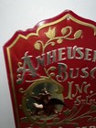 Vintage Budweiser Beer Sign 1976 Metal Bicentennial Anheuser Busch Beer Man Cave