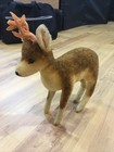 Rare Steiff Roebuck Deer Id Button Tag Wool Plush 1949-1953 Vtg Made In Germany