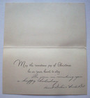 Visiting The Nativity  Vintage Christmas Greeting Card  ll18