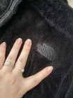 The North Face Women s Black Circular Design Osito Fleece Full Zip Jacket Size S