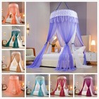 Hung Mosquito Net Double Layer Bed Canopy Princess Bed Dome Tent Curtains Decor