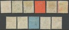 Hong Kong Sc 86-95  97a 1904-11 Kevii 1c  20c Eleven Diff Wmk  3 Used  ab 