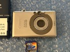 Canon Ixus 50 Digital Camera   pc1150 5mp W  Charger new Battery sd Card Tested