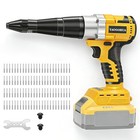 Cordless Rivet Gun Tool For Dewalt 20v Max Battery  Pop Rivet Gun Kit no