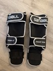 Sanabul Xs Boxing   Martial Arts Shin Guards Pair  Black silver